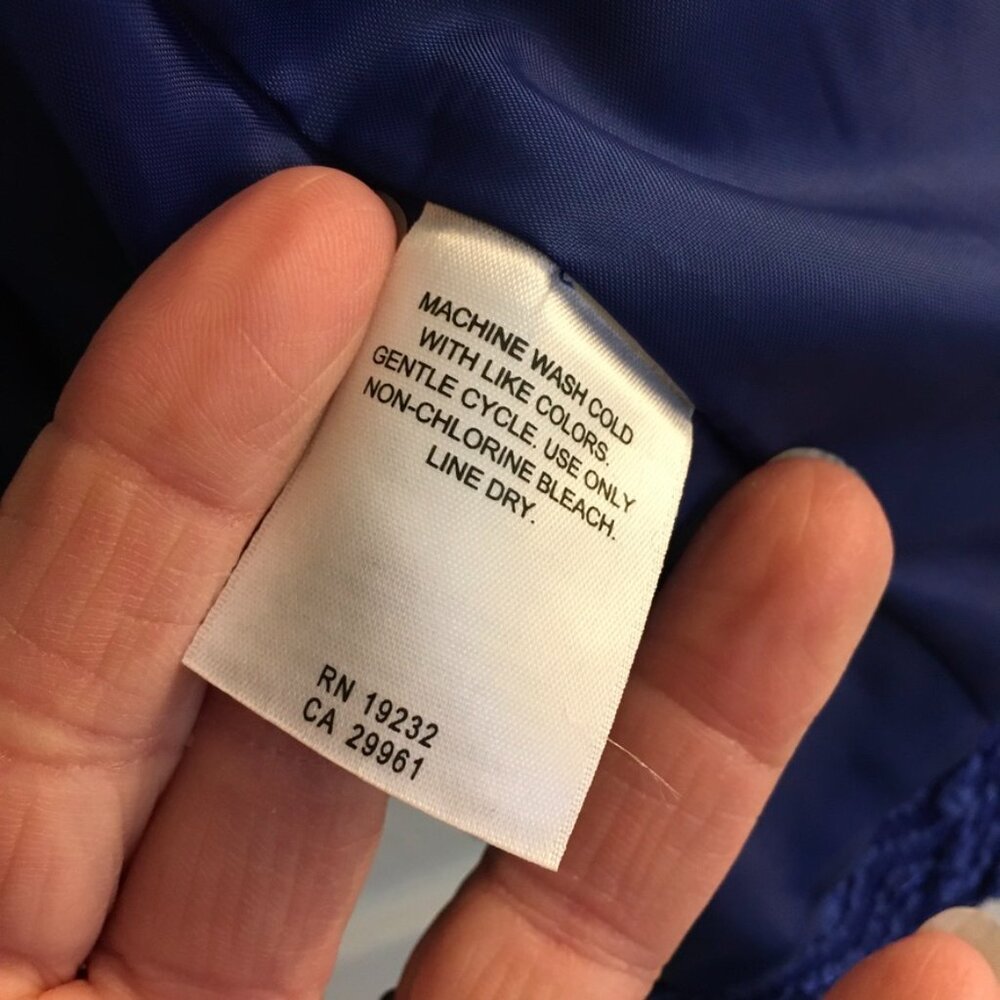 Alfred Dunner Cobalt Blue Sequin Open Front Jacket - image 7